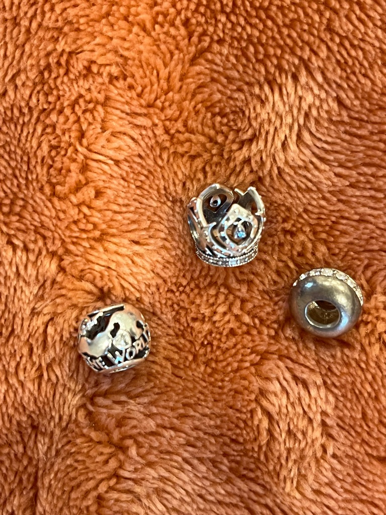 Set Of 3 Pandora Original Charms